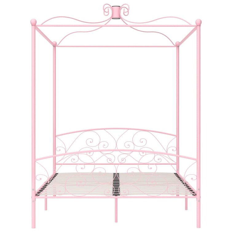 Wayfair white canopy deals bed